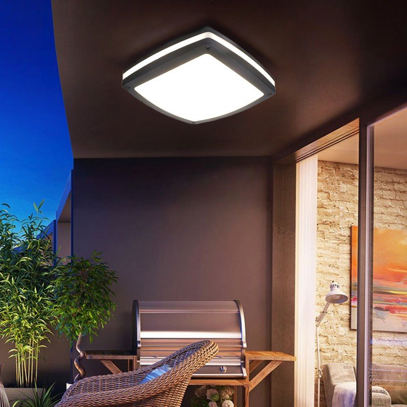 Modern sky lantern Outdoor Waterproof LED motion sensor indoor outdoor simple door balcony overhead Light