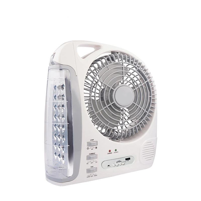 Hot Selling 8 Inch Bluetooth Multi-function Outdoor Indoor Solar USB Charging Fan With High Wind Power Emergency LED Light