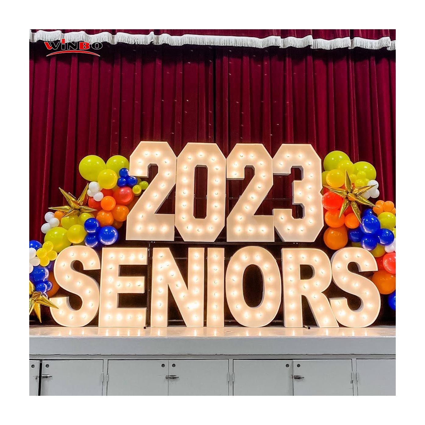 Winbo Manufacturer 3ft 4ft 5ft letters led lighting marquee letter led neon sign NO MOQ Marquee Numbers