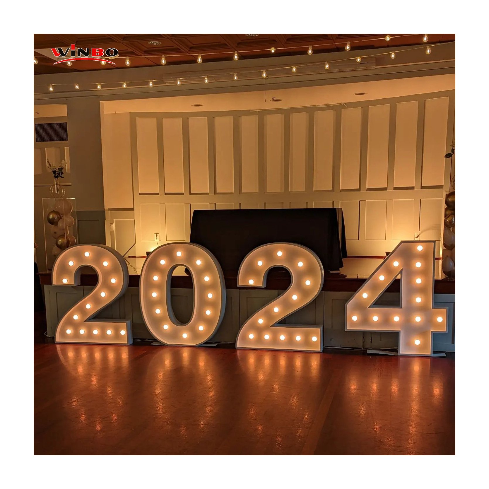Winbo Manufacturer 3ft 4ft 5ft letters led lighting marquee letter led neon sign NO MOQ Marquee Numbers