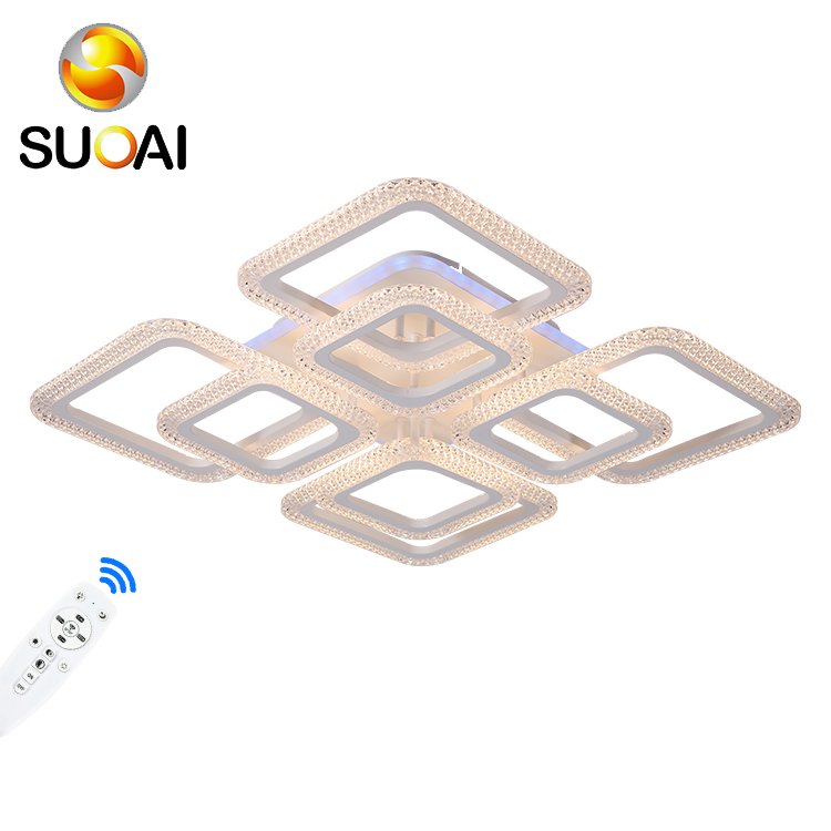 Modern Fashion Decoration Light Smart Luxury Home Dining Room Museums LED Iron Ceiling Lamp