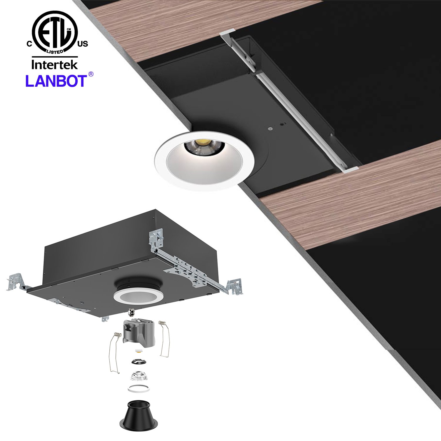IP67 outdoor anti glare ceiling lighting lamp 10W 12W 18W 20W 30W 35w 40W dimmable IP66 waterproof cob downlight ip65 recessed
