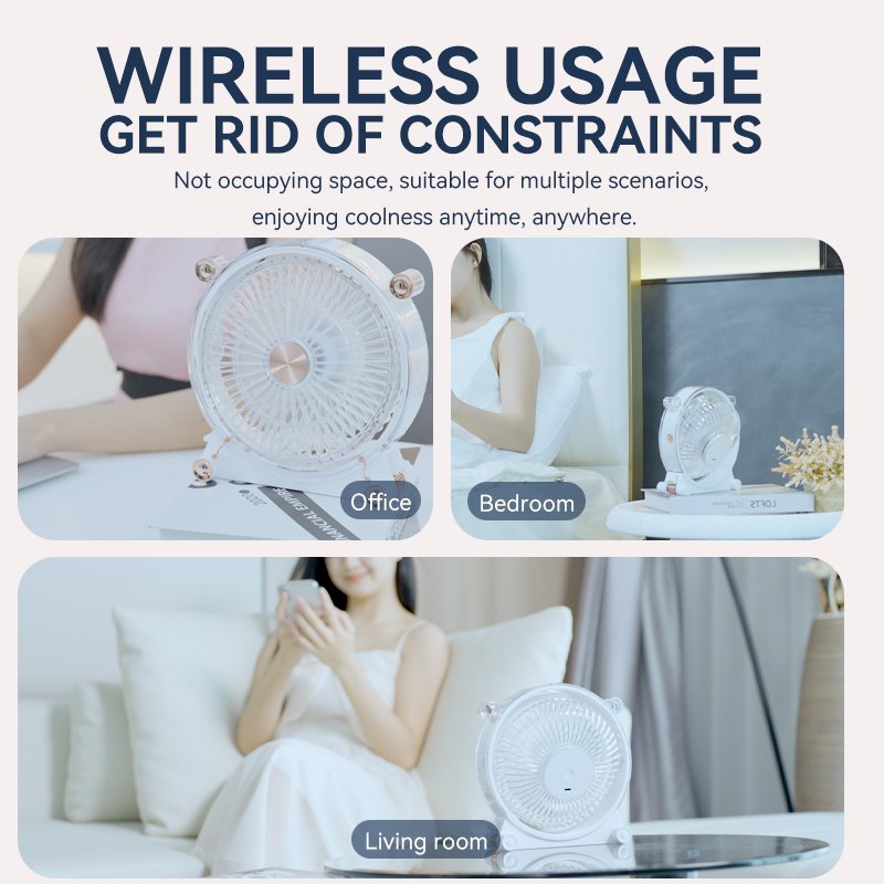 Customized Logo Foldable summer desktop outdoor portable fan USB charging small fan mini children kids rechargeable fan