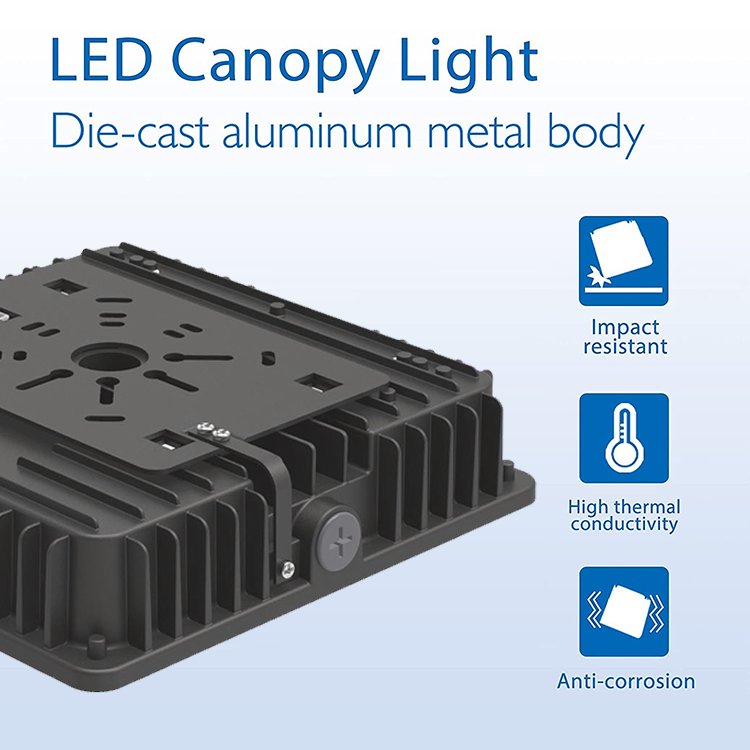 Us Stock Bay PRICE Dlc 100w Lights For Outdoor Led Gas Station Canopy Light