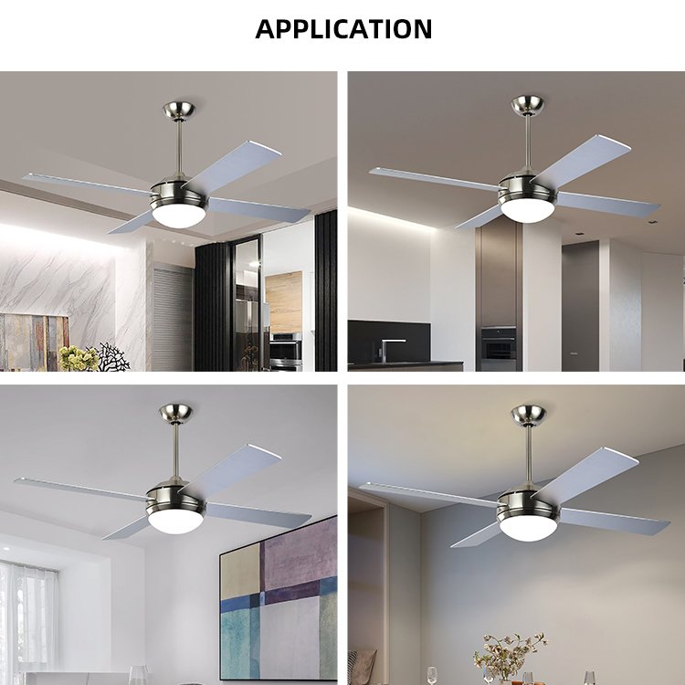Home Indoor Fashion fan Light Wedding 42inch Hybrid Dc Vintage Bedroom Fancy Nordic Ceiling Fan with light