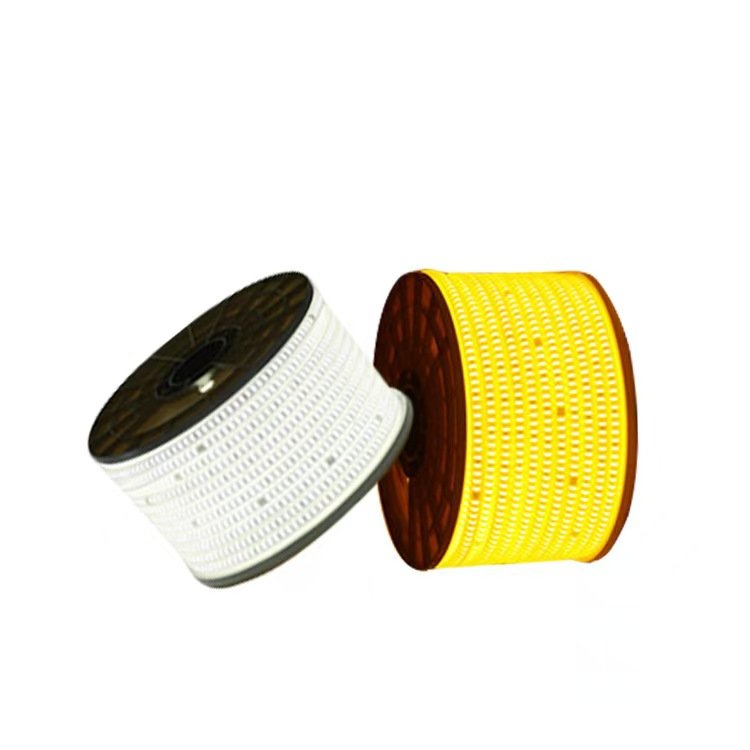 220V 5730 light strip 120LED led light super bright household living room ceiling three color variable light waterproof