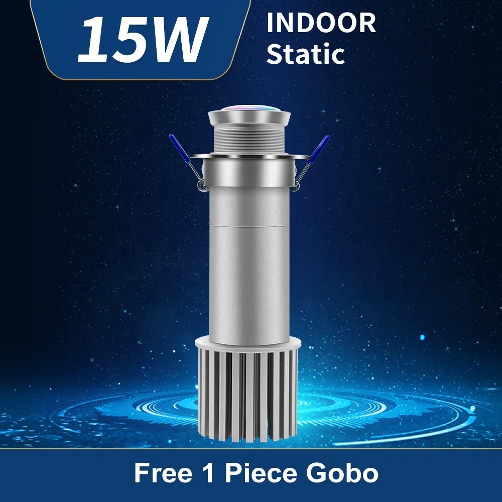 TMUT gobo projector 25w mini ceiling mount floor logo downlight static indoor short distance led advertising image spot light