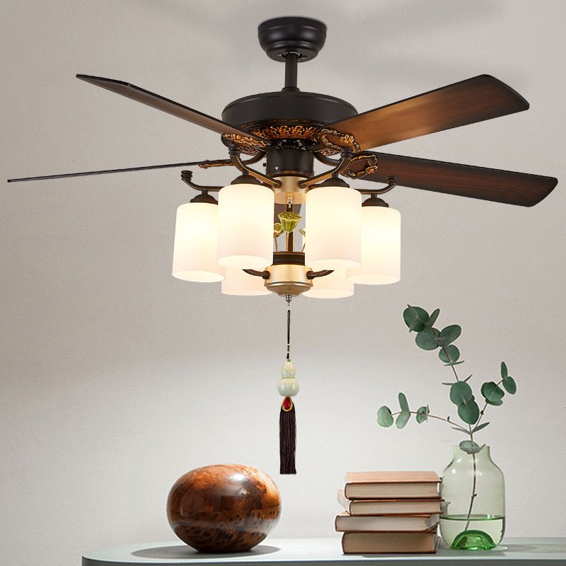 Modern Designer Decorative Chandeliers & Pendant Lights Vintage Luxury Ceiling Light Remote Control Led Ceiling Fans With Light