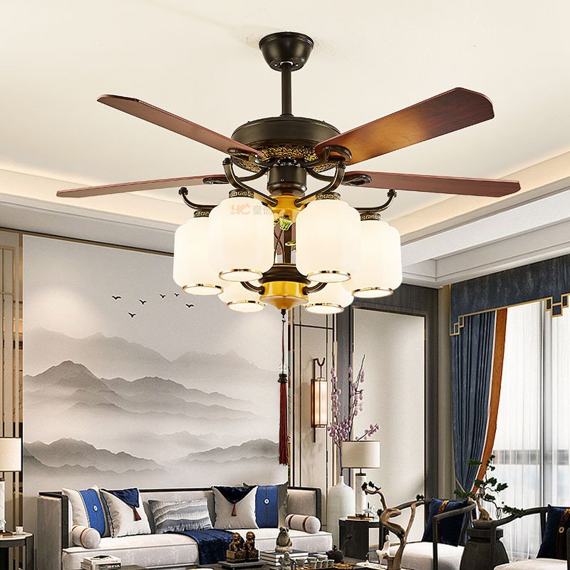 Modern Designer Decorative Chandeliers & Pendant Lights Vintage Luxury Ceiling Light Remote Control Led Ceiling Fans With Light