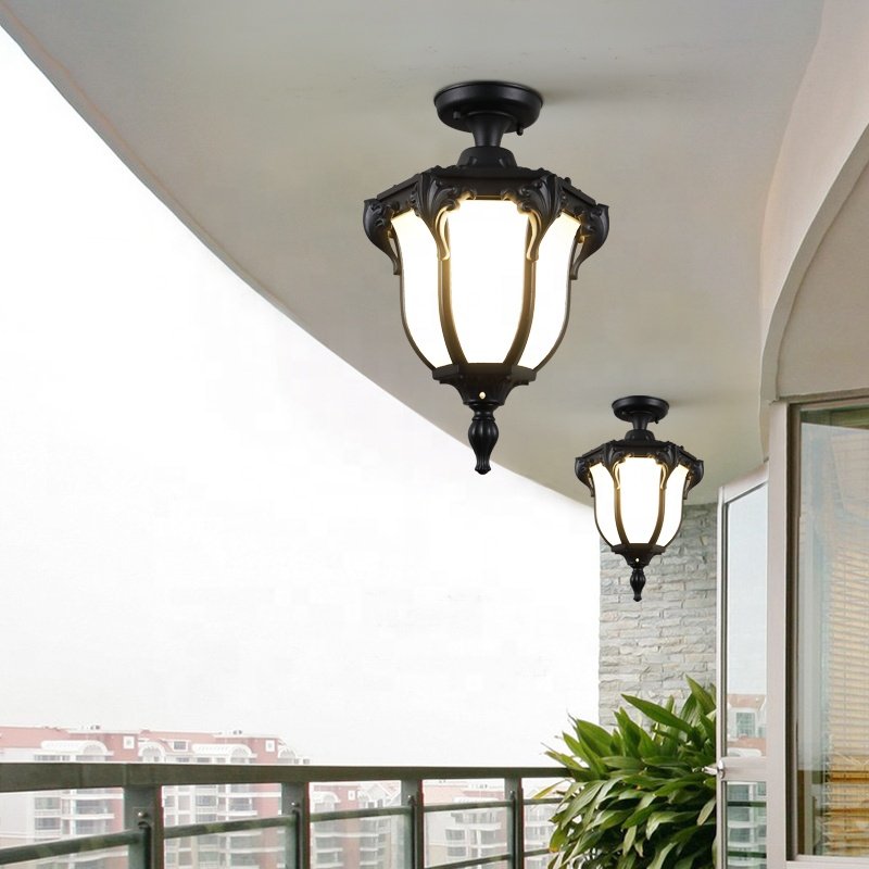 Sales promotion Aluminum Balcony ceiling light The corridor E27 IP44 GLASS Outdoor Ceiling Light fixture led
