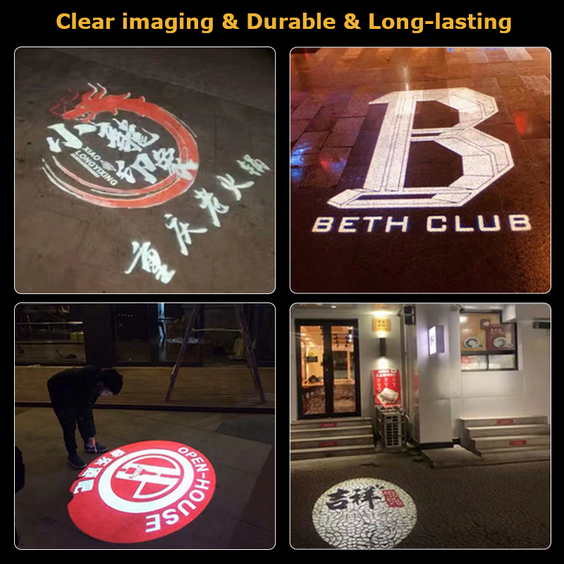 AC 85V-265V Outdoor Advertising Gobo LED Logo Projector 30W 50W Gobo Projector IP67 50 W Gobo Lighting Projection