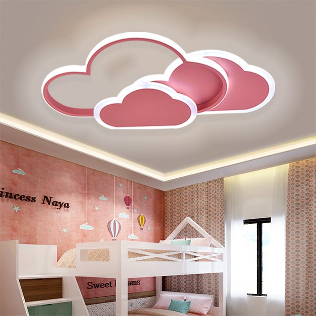 Kids Room Bedroom Home Decoration Macarons Color Clouds Led Ceiling Chandelier Modern Led Chandelier Lighting