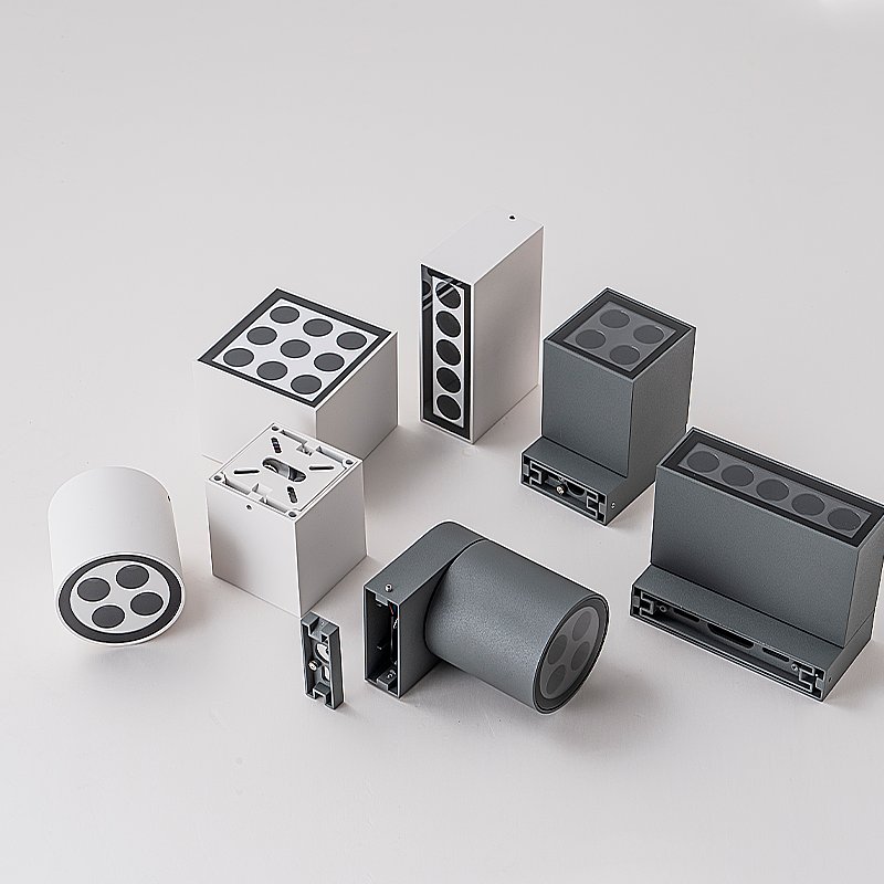 Surface Mounted LED Cube Ceiling Spot Light anti-glare outdoor waterproof spotlight Down Light for Garden Hallway Entrance door