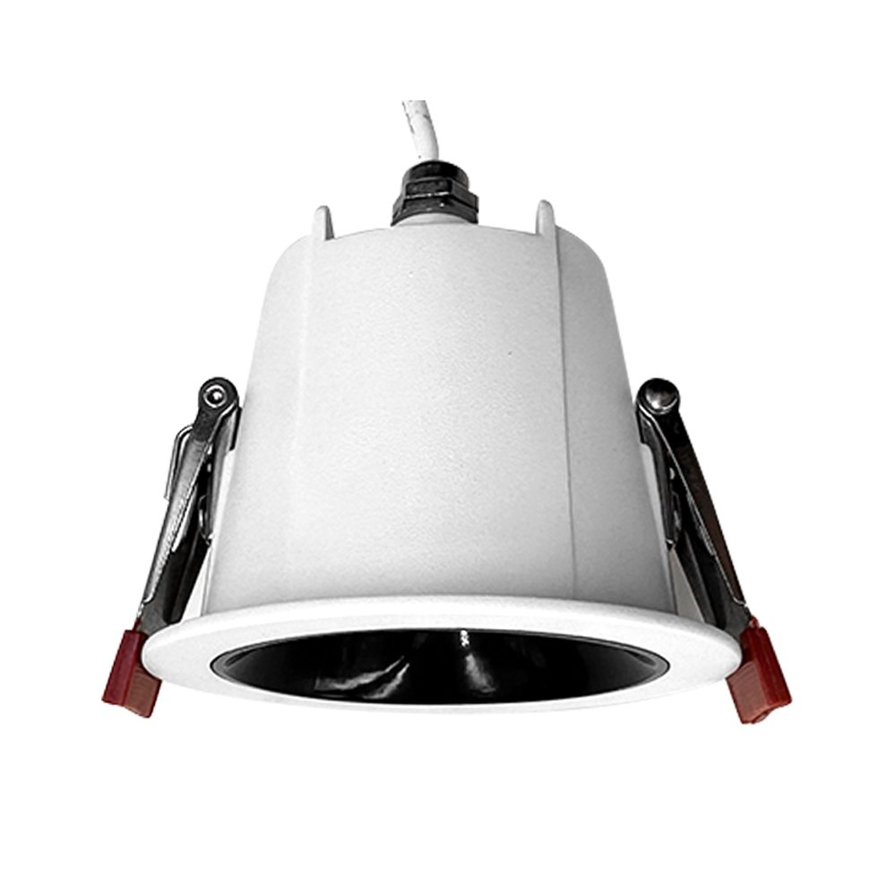 Bathroom Ceiling Light Cutout75mm 9W 3000K PF0.95 COB White Finish Waterproof IP65 Ceiling Downlight