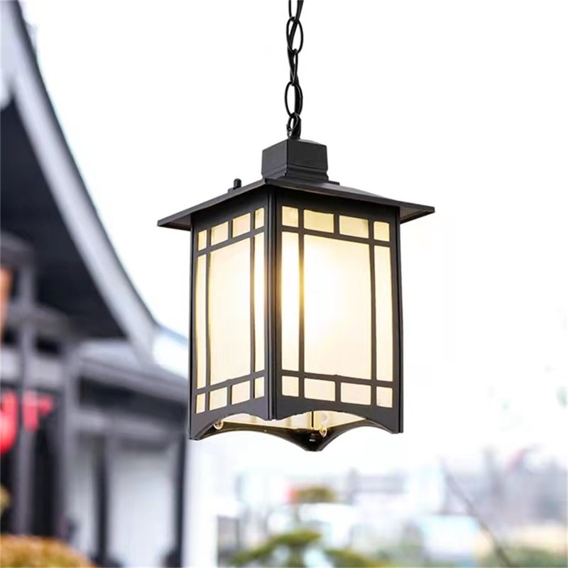 Waterproof garden pendant lamp solar intelligent terrace waterproof IP65 channel villa pavilion grape pendant light