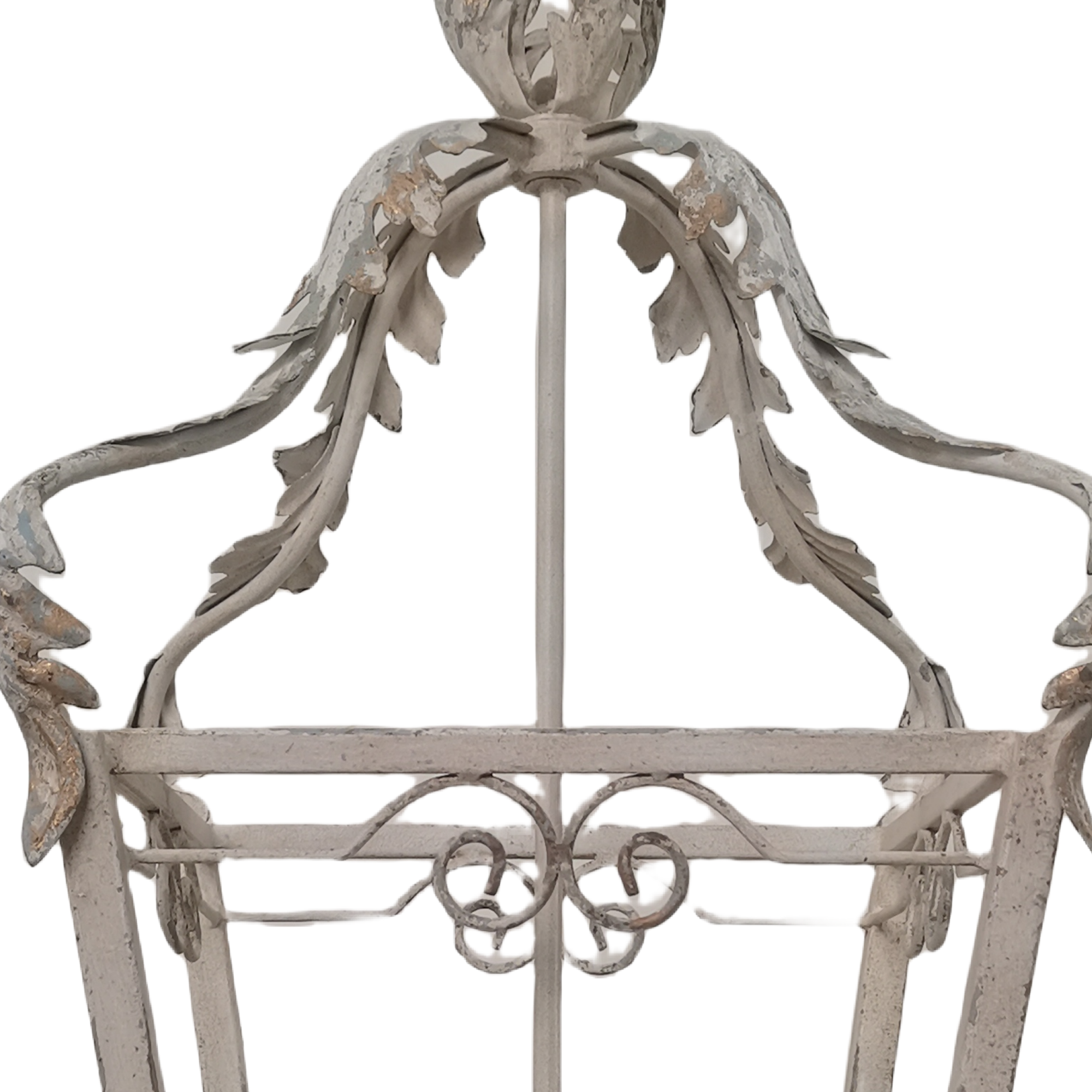 Rustic Shabby Chic Chandelier with Bird and Leaf Design, Vintage Metal Pendant Light for Indoor and Outdoor Use
