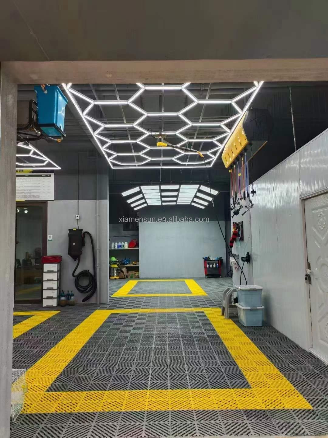 LED Hexagon Garage Light Indoor For Ceiling