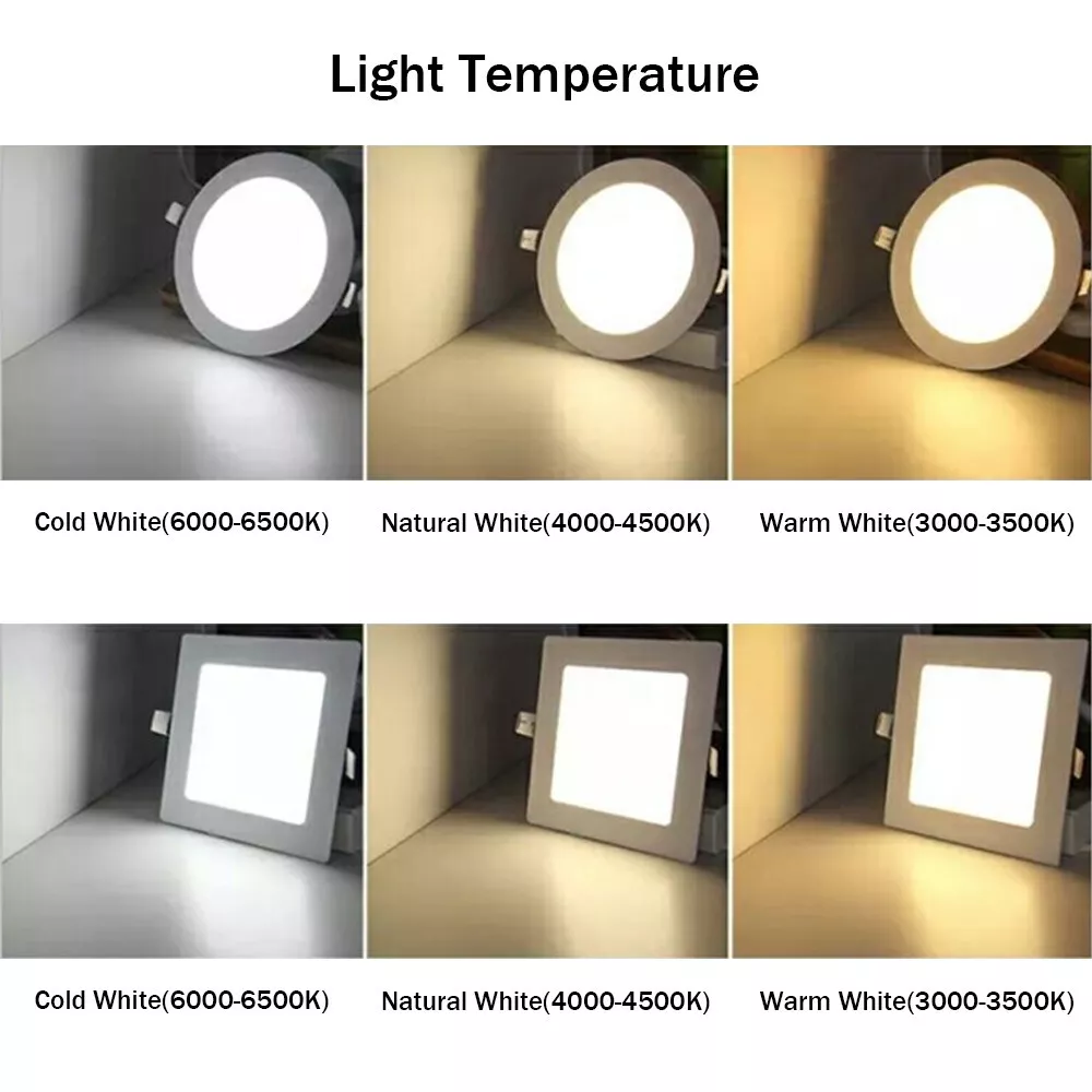 New Panel Downlight Recessed Ceiling Light Dimmable Led Light Downlight In living Rooms, Rooms, Mall