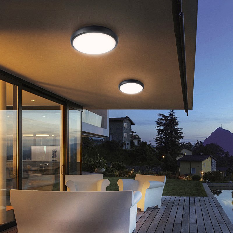 Modern Waterproof Ip65 Led Light Easy Install Round 20W Led Ceiling Lamps for Indoor and Outdoor Lighting