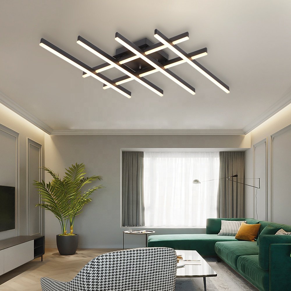 Sunsir SKD led ceiling lightings aluminum led pendant lamps led strip ceiling lamps