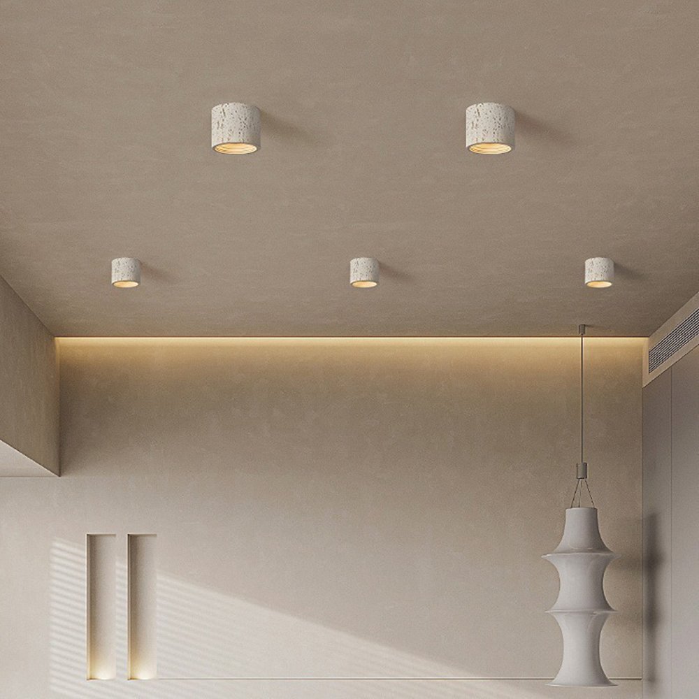Decorative Minimalist Wabi sabi Resin LED Ceiling Lamp Ceiling Light Downlight for Living Room Corridor Home Living Room Kitchen