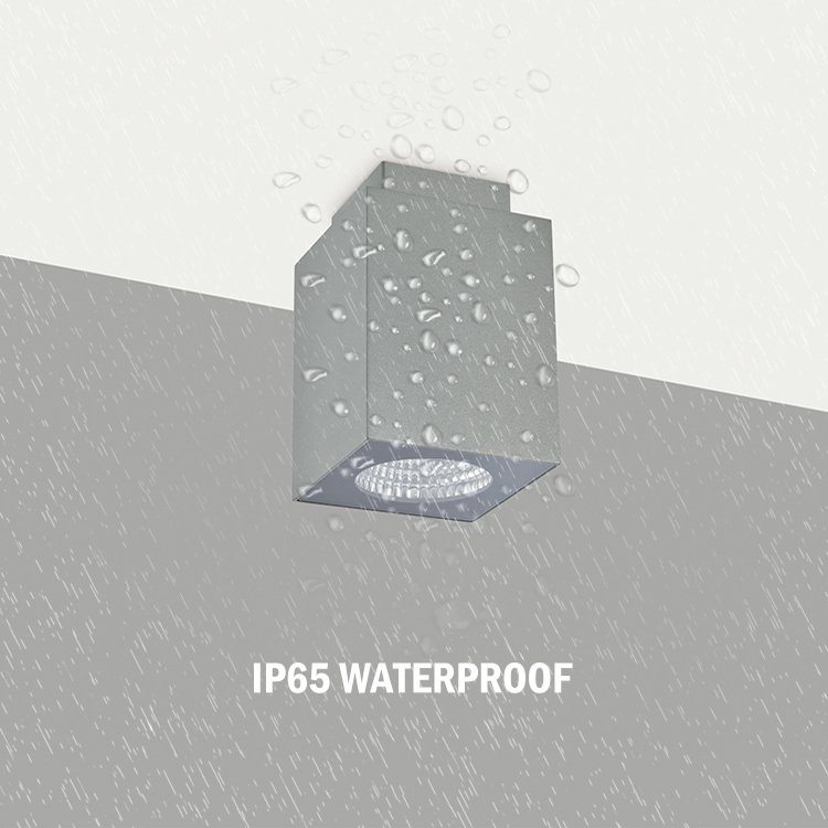Factory Wholesale Aluminum IP65 Waterproof 14W Indoor Outdoor Ceiling Mounted LED Down Lamp
