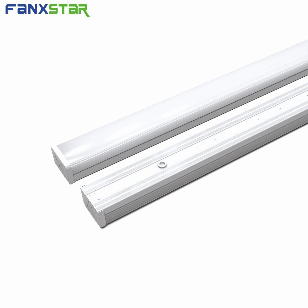 Linear LED Light 40 Watt 120cm LED Batten Light 120LPW Industrial Light Aluminum PC Housing with Microwave Sensor
