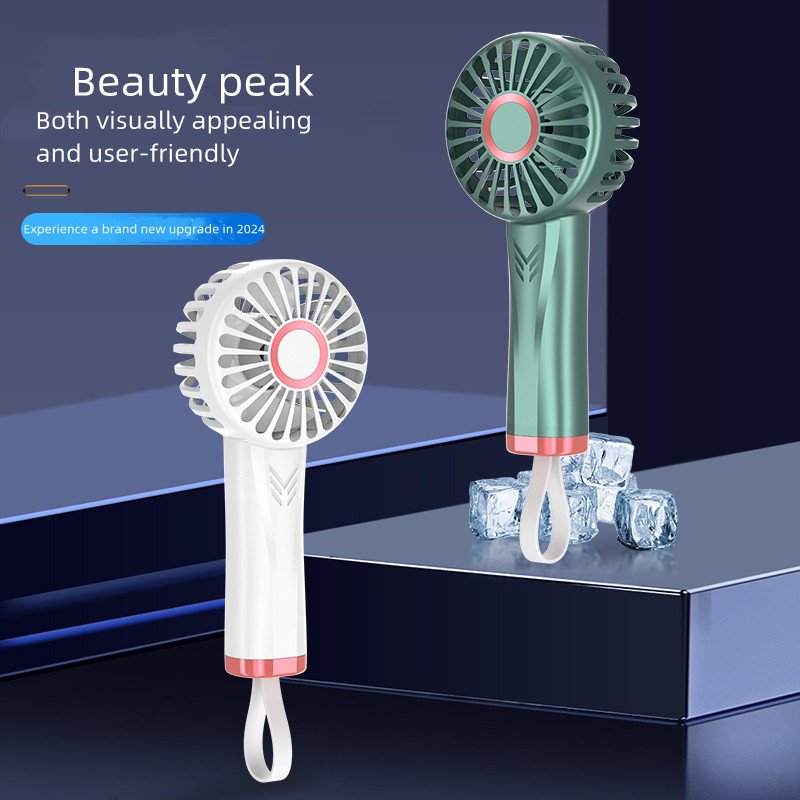 1200MA Usb Electric Rechargeable Portable fan Handheld small fan mini With charging cable