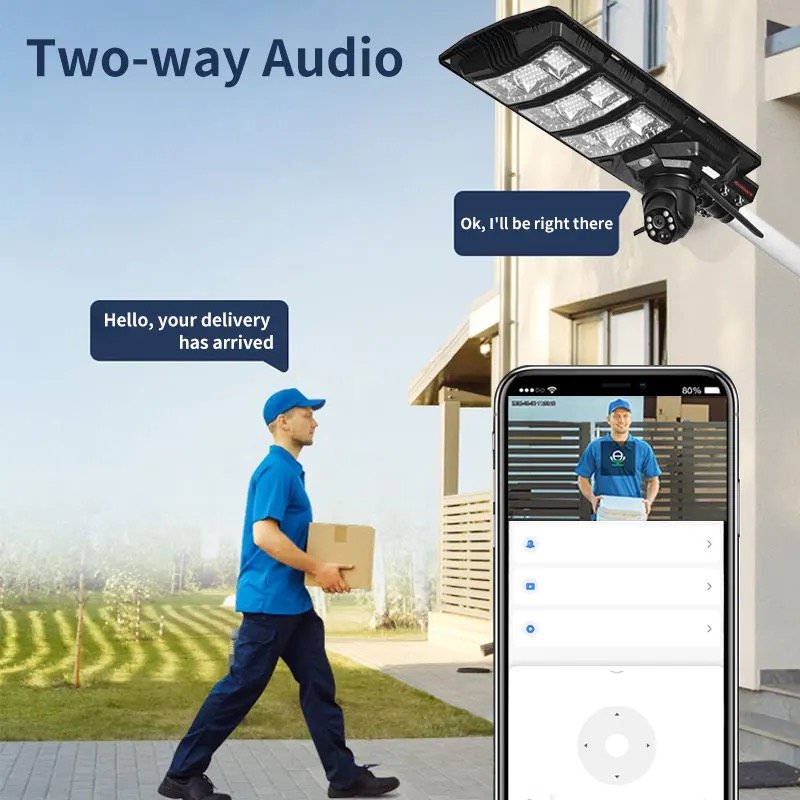 4g Outdoor Waterproof Solar Street Light wifi Camera Pir Human Tracking With Colorful Night Vision Security Ptz Ip Camera