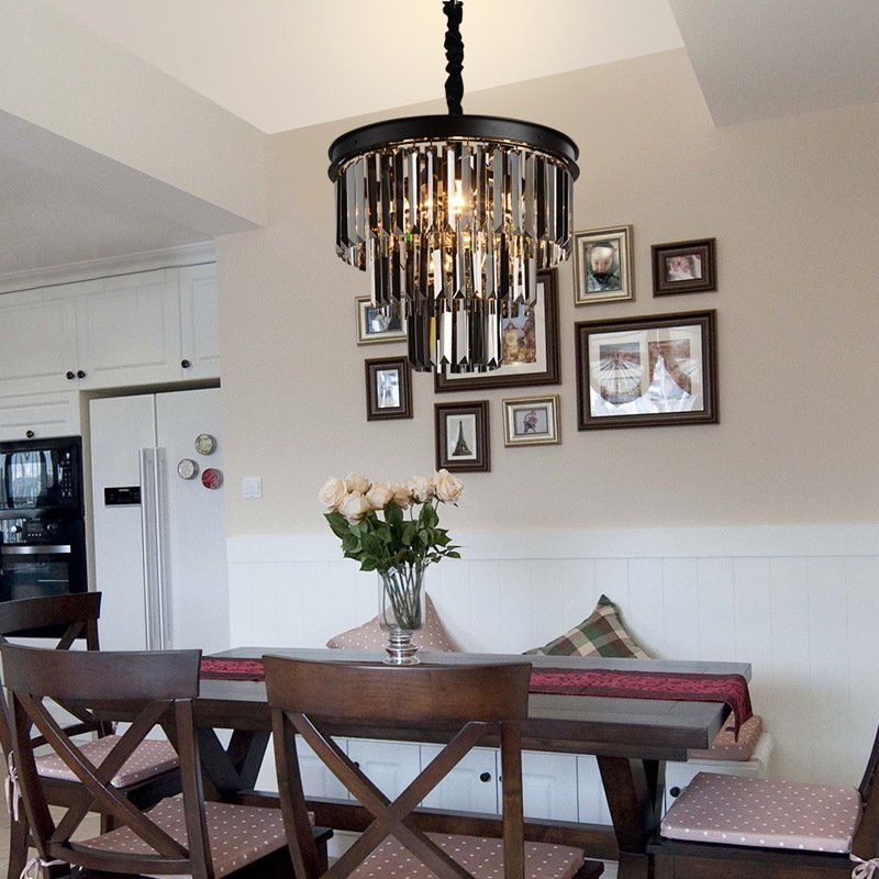 Chandelier classic indoor decorative hanging panel ceiling lights pendent light