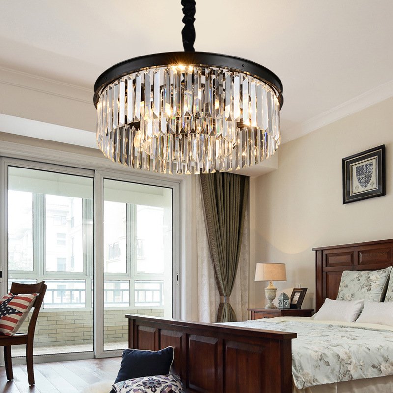 Chandelier classic indoor decorative hanging panel ceiling lights pendent light