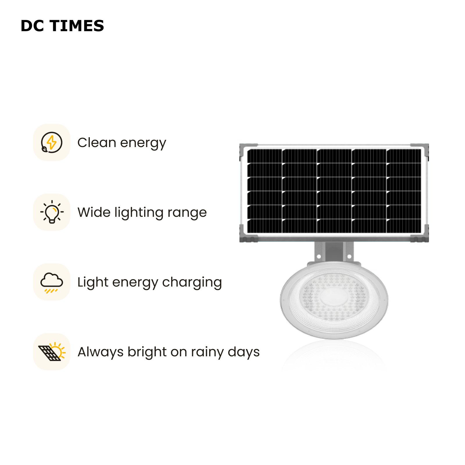 35W outdoor solar ceiling light Outdoor courtyard waterproof Led ceiling light indoor aluminum shell solar light