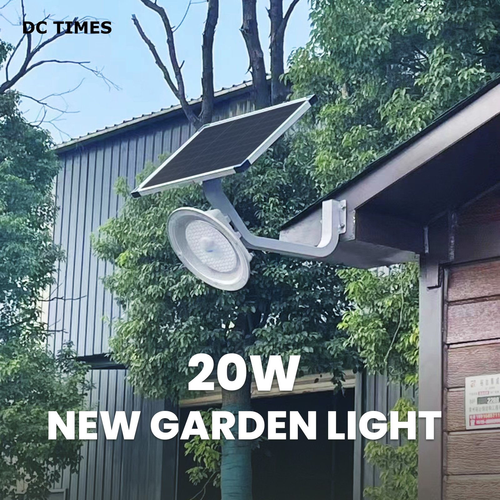 35W outdoor solar ceiling light Outdoor courtyard waterproof Led ceiling light indoor aluminum shell solar light