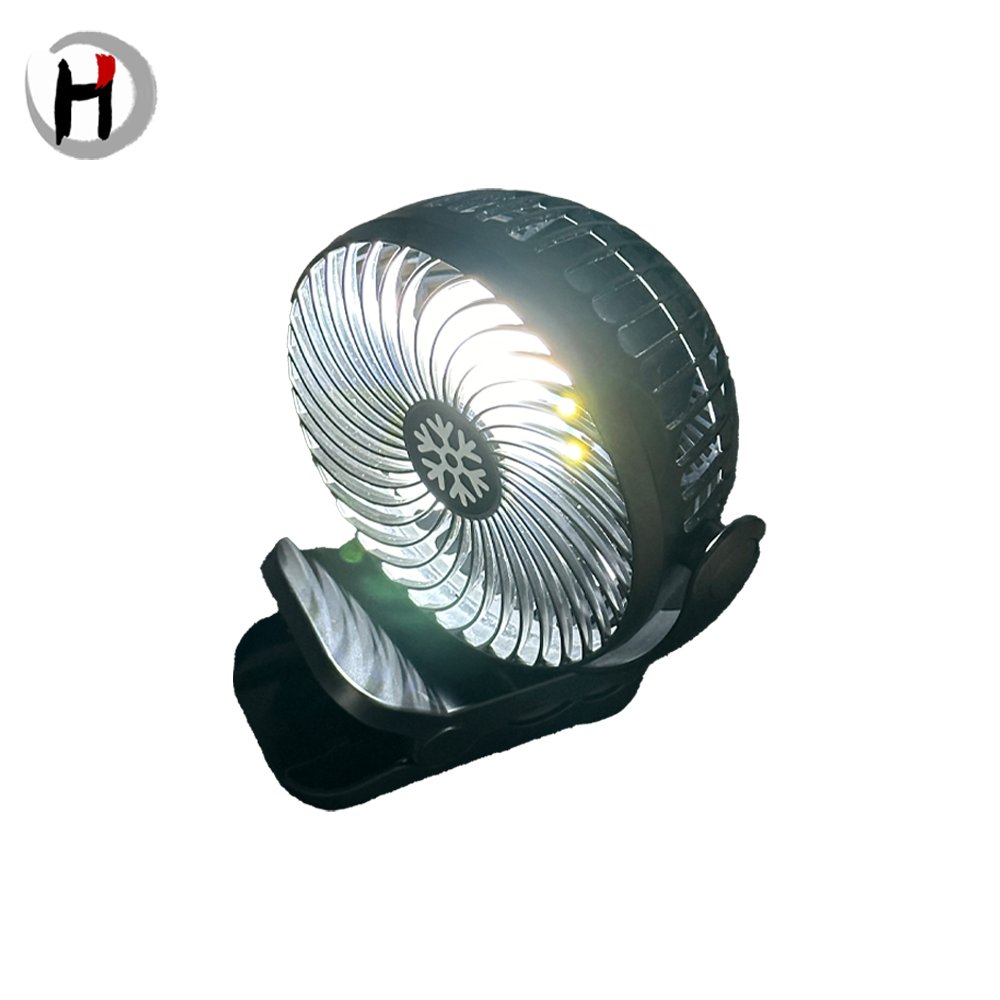 Portable Rechargeable Multifunctional LED Light Mini USB Fan for Outdoor Camping & Hiking Ceiling Fans