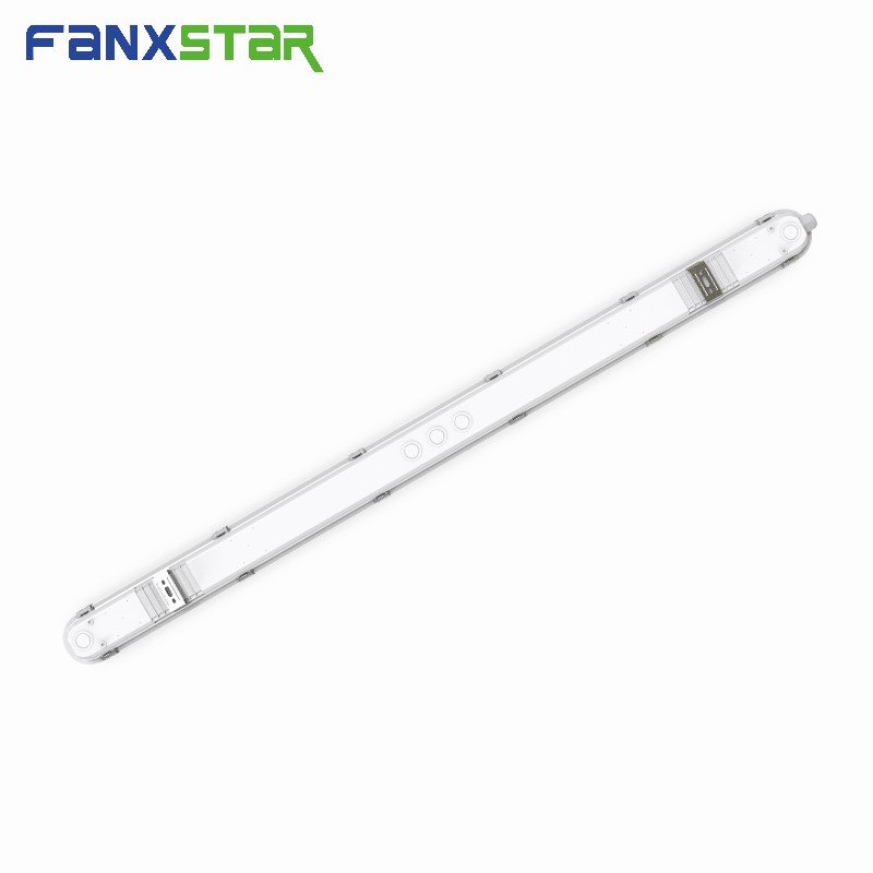 40W Indoor Ceiling Integrated LED Hanging Lights 2ft 4ft 5ft LED Linear Pendant Light with PIR Sensor For Construction Remodel