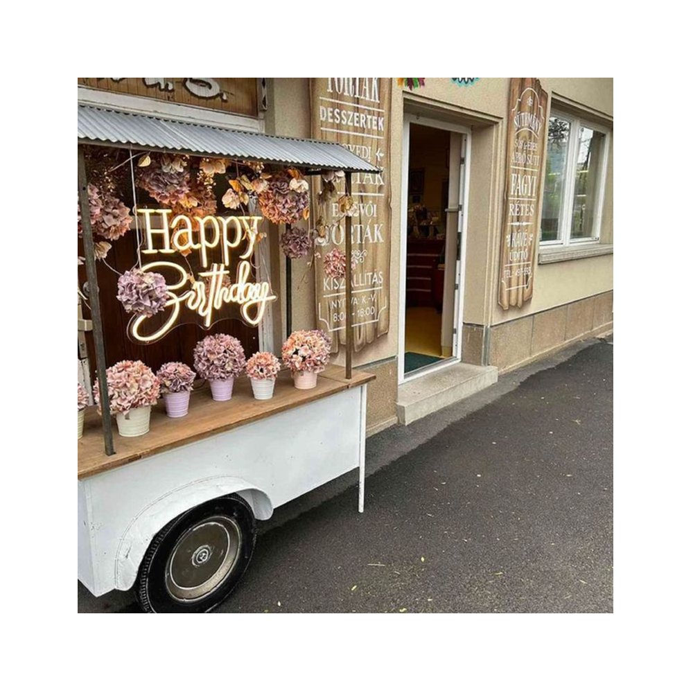 Winbo Wholesale custom neon sign led Wedding Party Decoration neon sign Custom Happy Birthday for Party
