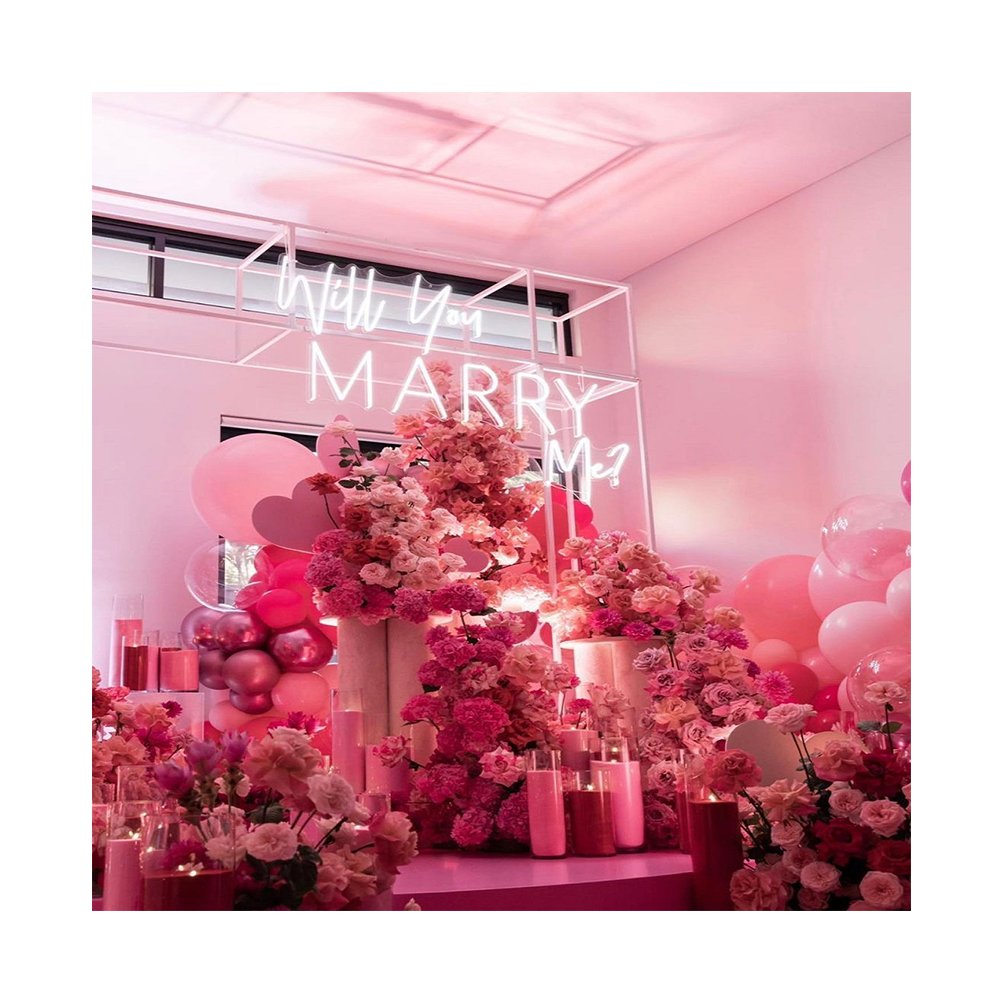 Winbo Wholesale custom neon sign led Wedding Party Decoration neon sign Custom Happy Birthday for Party