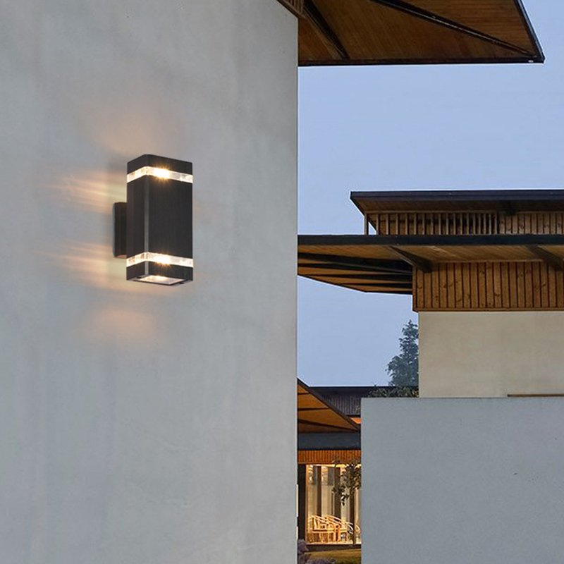Nordic Wall Sconces Exterior House Wall Light Garden Led Waterproof Modern Outdoor Black Wall Lamps For Yard