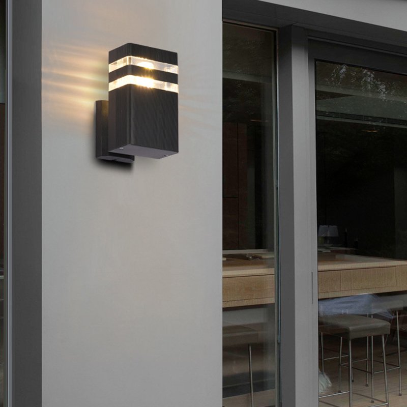 Nordic Wall Sconces Exterior House Wall Light Garden Led Waterproof Modern Outdoor Black Wall Lamps For Yard