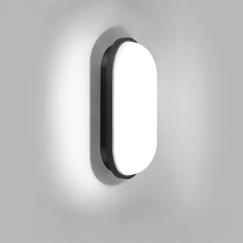 LED outdoor wall lamp lighting fixture 3000K 4000K 6000K adjustable outdoor wall mounted porch lamp spotlight