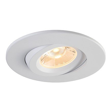 ETL 4 inch Black Resseced Floating Gimbal Down Light Round Shape COB LED Adjustable Pot Light with Junction Box for Wet Location