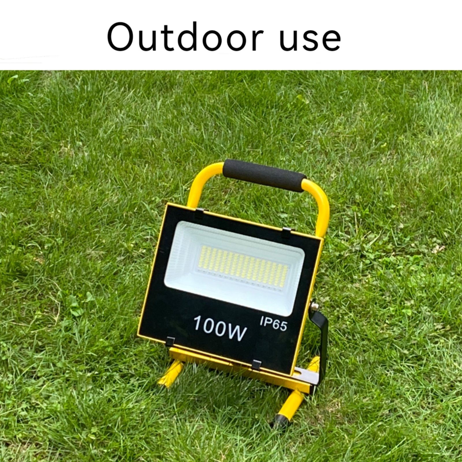 NEW IP65 High convertion solar powered lampe solaire flood light 100W200W Integrated Waterproof rechargeable remote control
