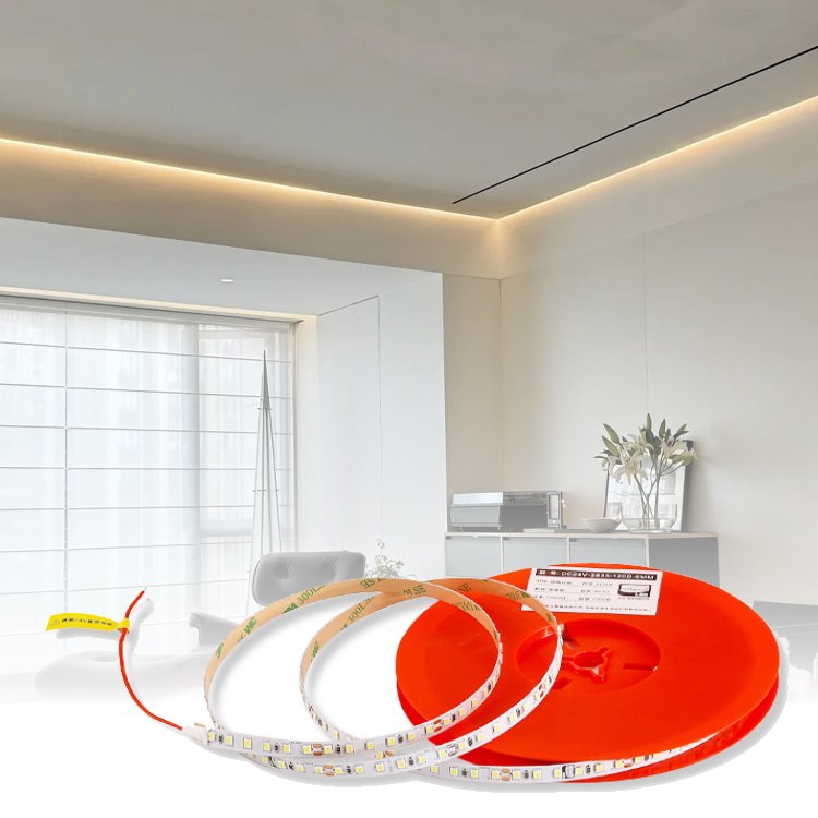 Competitive Price 8mm Width DC24V 12W SMD 2835 2700K 6500K Flexible LED Strip Light