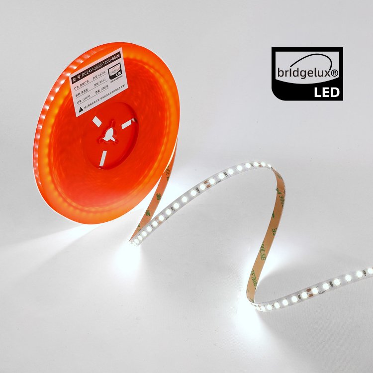 Competitive Price 8mm Width DC24V 12W SMD 2835 2700K 6500K Flexible LED Strip Light