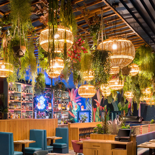 decoration room hotel China living bamboo handmade rattan garden outdoor Ceiling restaurant lamp