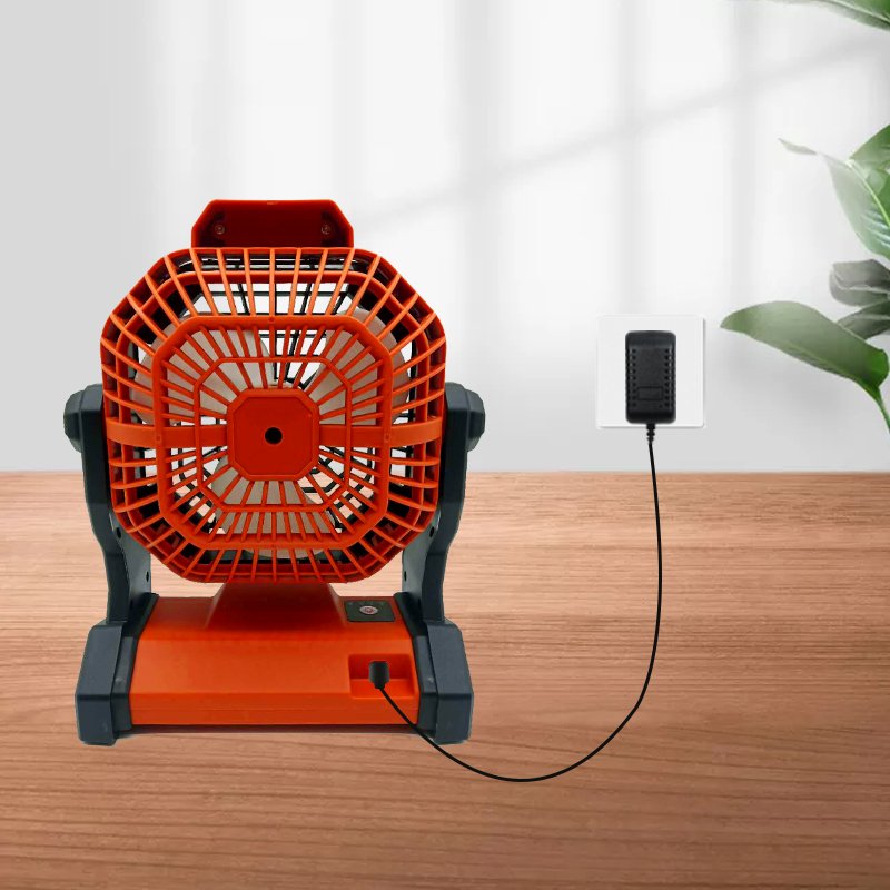 Multifunctional Portable Outdoor Camping USB Rechargeable Camping Fan With Light for Camping Fishing Power Outage