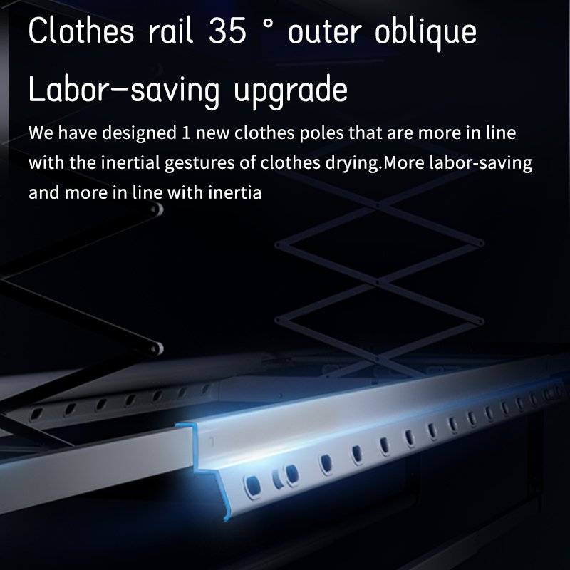 Ceiling Remote Control Electric Clothes Dryer Smart Home multifunctional Balcony lifting clothes rack 45KG