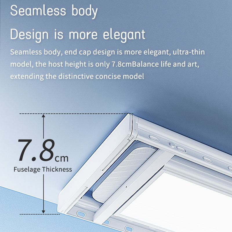 Ceiling Remote Control Electric Clothes Dryer Smart Home multifunctional Balcony lifting clothes rack 45KG