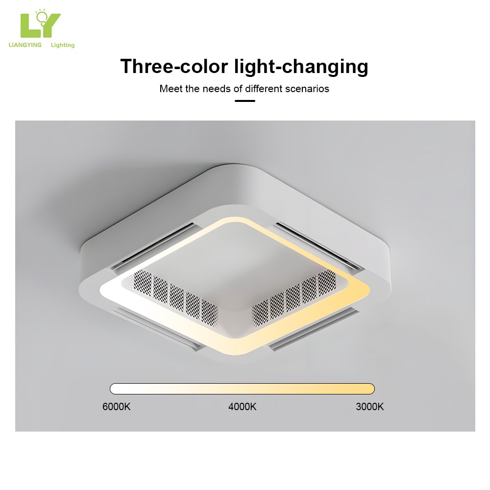 Luxury Ac Dc Small Big Large Chandelier Smart Modern Outdoor Bladeless Wooden Led Ceiling Fan With Lamp Light Fans