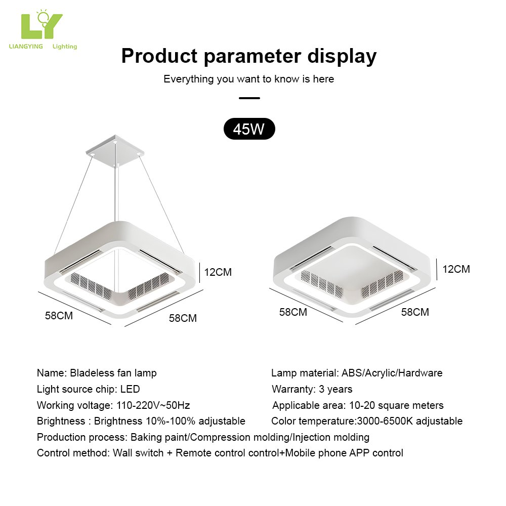 Luxury Ac Dc Small Big Large Chandelier Smart Modern Outdoor Bladeless Wooden Led Ceiling Fan With Lamp Light Fans